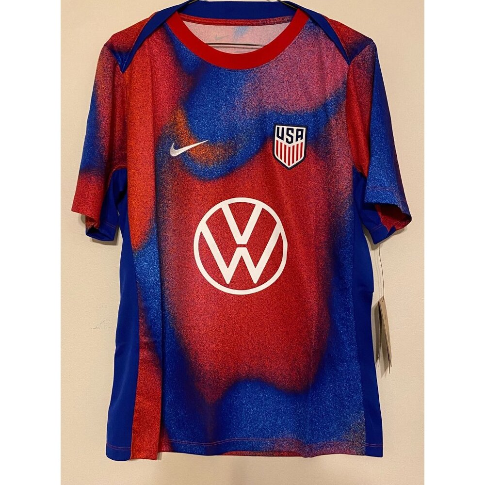 NWT Nike Men's USMNT Dri-FIT Academy Pro Pre-Match Soccer Top‎ 2024-25 Sz Medium